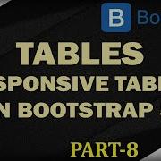 08 Bootstrap 5 Tables Bootstrap 5 Table Classes Responsive Tables Bootstrap 5 Hindi Urdu