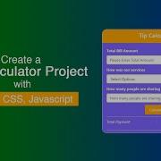 Tip Calculator Create Tip Calculator Using HTML CSS And Javascript