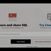Oracle Live SQL Introduction