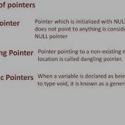 Void Null Dangling Generic Pointer