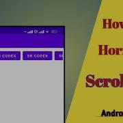 How To Use Horizontal ScrollView ScrollView Android Studio SR Codex 2023