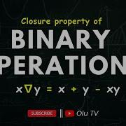 Closure Property Of Binary Operations