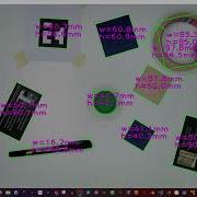 Demonstration Of Measuring Objects Using The ArUco Marker And Opencv