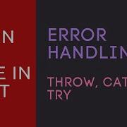 Error Handling Learn To Code In Swift