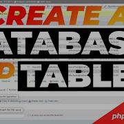 How To Create A MySQL Database In PhpMyAdmin