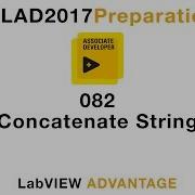LabVIEW CLAD 082 Concatenate String