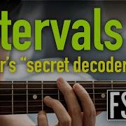 Intervals Guitar S Secret Decoder Ring