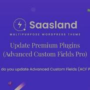 How To Update Advanced Custom Fields ACF Pro Plugin Saasland WordPress Theme