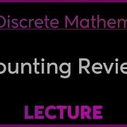 PERMUTATIONS And COMBINATIONS Review Discrete Mathematics