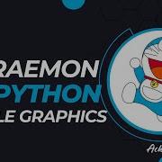 Doraemon Cartoon Making By Python Turtle Graphics Famous Doraemon Drawing By Code Python