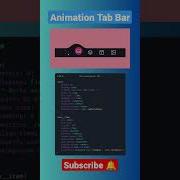 Animation Tab Bar Creativity Html Css Js