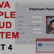 Java Simple Crud System Part 4