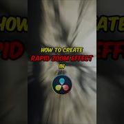 Rapid Zoom Effect In Davinci Resolve EditLab