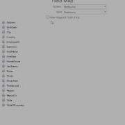 Field Map Tree View Demo