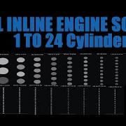 1 To 24 Cylinder Inline Engine Sounds Engine Simulator