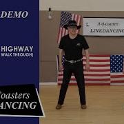 RIBBON OF HIGHWAY Line Dance Demo Walk Through