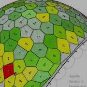 Planar Polygons On A Doubly Curved Surface An Agent Based Approach