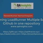 Maintaining Multiple LoadRunner Scripts In One GitHub Repository