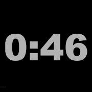 46 Seconds 46 Secs Clock Timer Countdown Alarm Focus