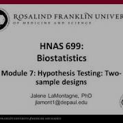 Biostatistics Module 7 1 Two Sample Designs Two Sample T Test