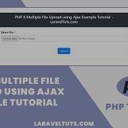 PHP 8 Multiple File Upload Using Ajax Example Tutorial
