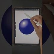 Procreate Tutorial Drawing A 3D Sphere Shorts