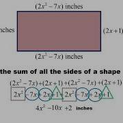 Unit 1 Day 1 Finding The Perimeter Of A Rectangle Using Polynomials