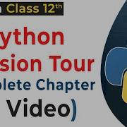 Python Revision Tour 1 COMPLETE CHAPTER Getting Started With Python Class 12 Computer Science