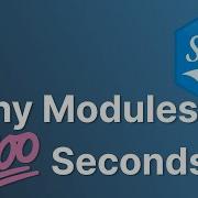 Shiny Modules In 100 Seconds