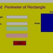 How To Program Area And Perimeter Of Rectangle In Vb Net