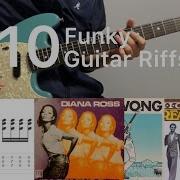 10 Funky Guitar Riffs Guitar Cover With Tabs Chords