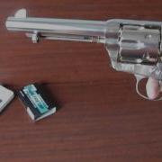 Colt S A A 45 сигнальная шумовая модель от Tanaka PFC Model Gun выстрел