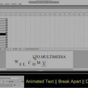 How To Animate Text In Macromedia Flash 8