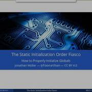 MUC Jonathan Müller The Static Initialization Order Fiasco Virtual