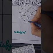 Easy Stress Relief Zentangle Pattern Part 5 Shorts