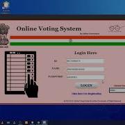 Online Voting System Using Java Project Preview Front End