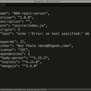 Learning Full Stack React Setting Up The Server Packtpub Com