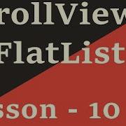 React Native Tutorial 10 ScrollView FlatList