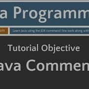 Learn Java Programming Comments