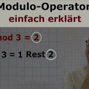 Modulo Operator Einfach Erklärt