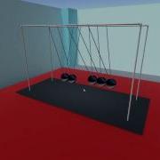 Newtons Cradle Using Unity
