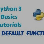 Programming In Python 3 Function S With Default Parameters