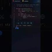 JavaScript Program To Count The Number Of Vowels In A Given String Coding Programming