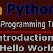 Python3 Programming Introduction Hello World Application 1