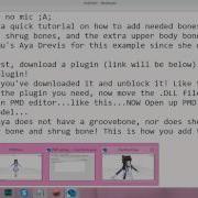 PMD Editor Semi Standard Bones Plugin Thing