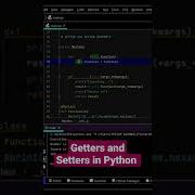 Getters And Setters In Python Codersarts Shorts Python