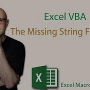 Excel VBA S Missing String Functions