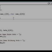 MODUL V ARRAY 1 DIMENSI CHARACTER DAN STRING