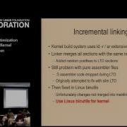 Collaboration Summit 2013 GCC Link Time Optimization And The Linux Kernel