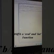Eval And Int Function Python Code